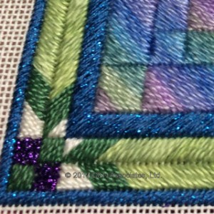 Blue Hydrangea purple corner