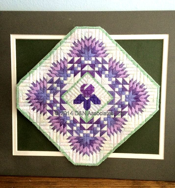 Iris and Fans, Nancy Buhl design