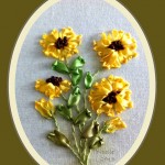 Sunflowers Silk Ribbon Embroidery Kit