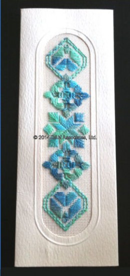 Card, blue design