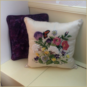 Nantucket Wildflowers pillow