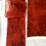 Strips of cotton fabric
