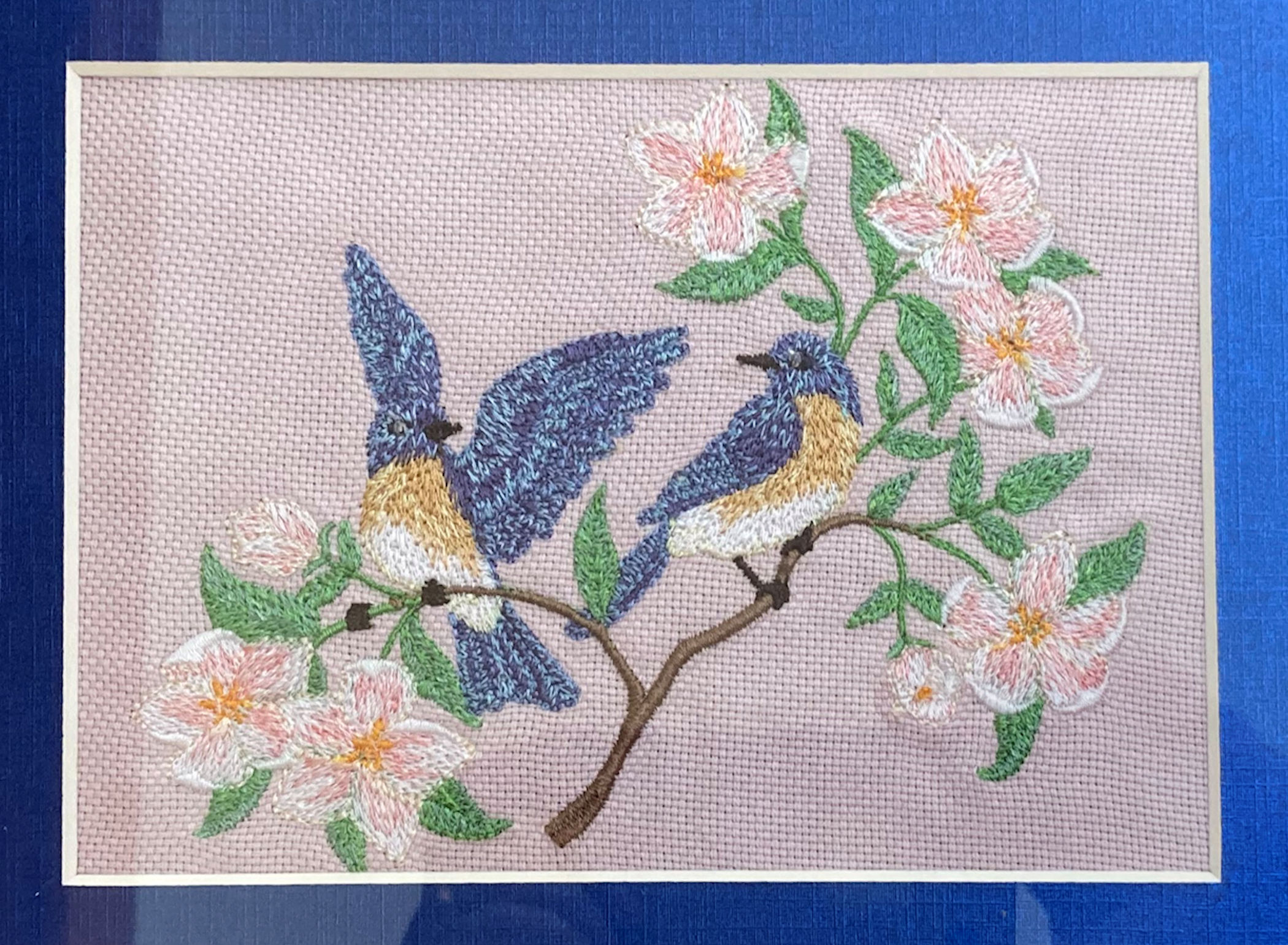 Blue birds, OESD pattern