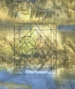 Ladybug and Rabbit, back fabric.