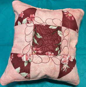 9-inch coral pillow front 001
