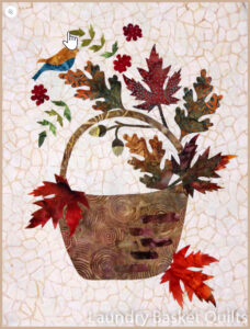 Block 9 leaves and basket and birdie