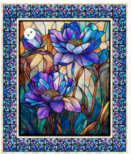 Mosaic Blooms Panel 36 x 43