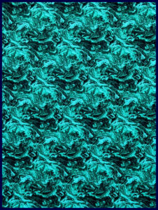 Mosaic Blooms lap quilt 48 x 60-inch backside