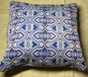 NFD v23 Not finished Hidden Hearts 12 inch sq pillow