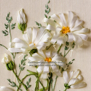Daisy petals and bud