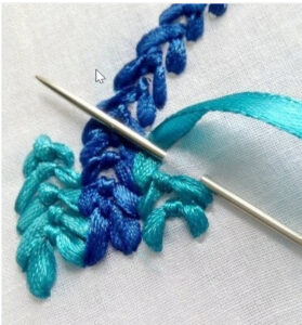Fishbone stitch