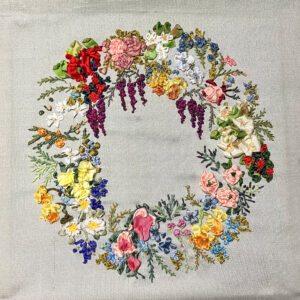 Garland of Silk Flowers completed 2025.