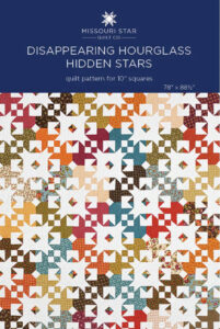 MSQC tutorial Disappearing Hourglass Hidden Stars Quilt
