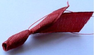 Rose w center tie off